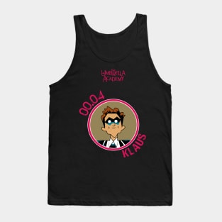 UMBRELLA ACADEMY: KLAUS CARTOON (PINK) Tank Top